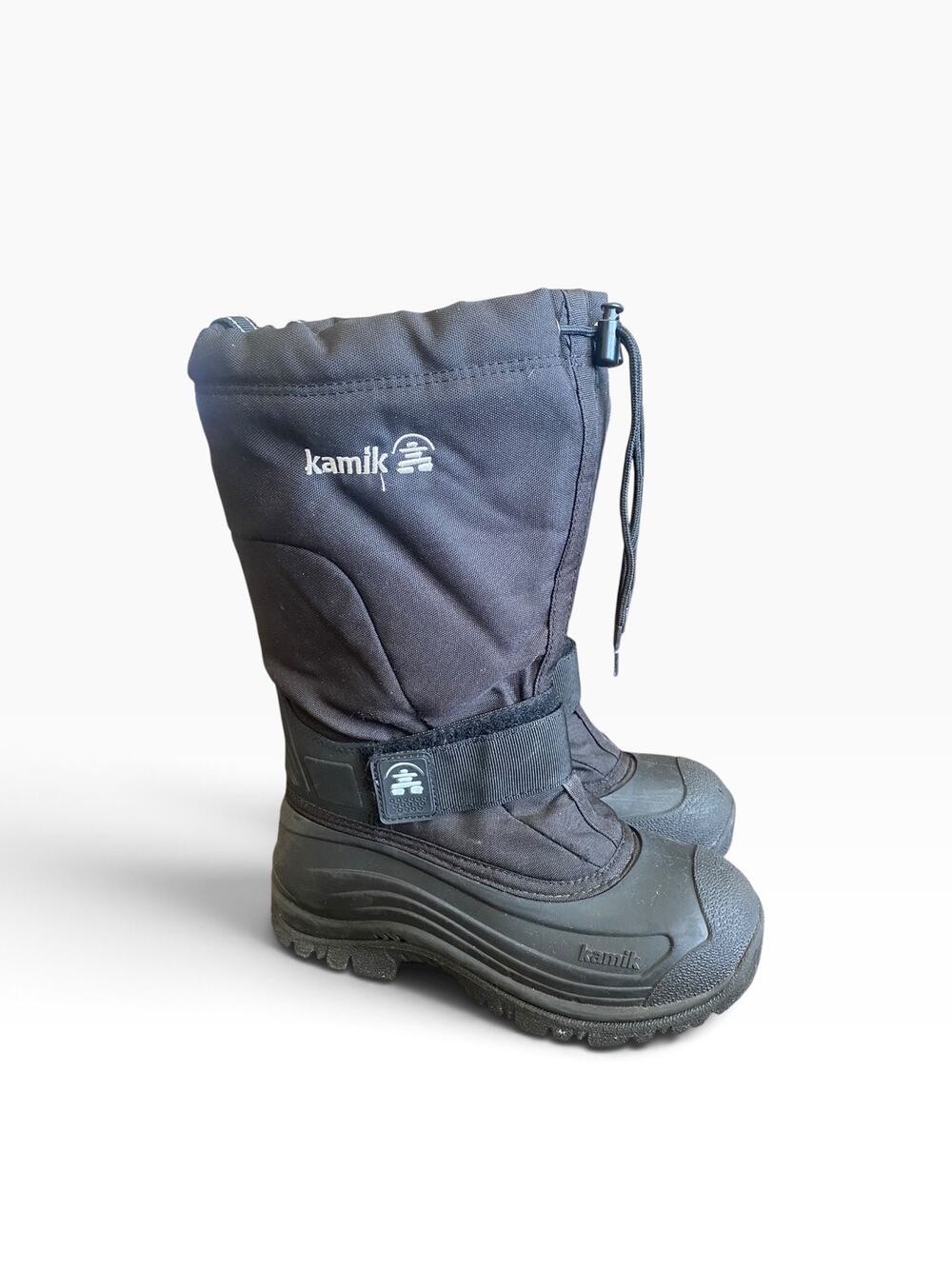 Kamik Women’s Size 7 Black Insulated Winter Snow Boots Waterproof Rubber
